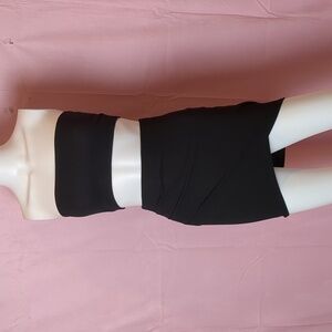 Nasty Gal Wrap Star Skirt and Bandeau Crop Top Set in Black size 2